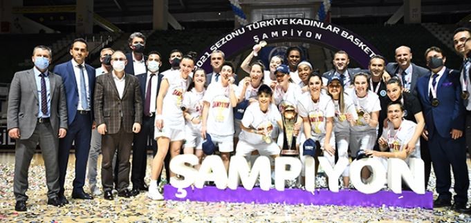 TÜRKİYE KADINLAR BASKETBOL LİGİ’NDE BURSA BÜYÜKŞEHİR BELEDİYESPOR ŞAMPİYON OLDU